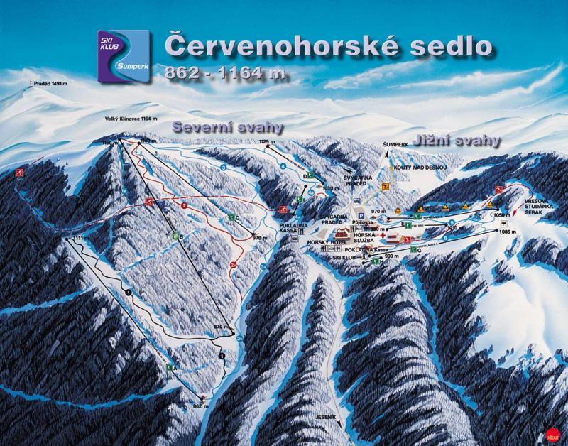 Apartmány Loučná nad Desnou Exteriér fotografie